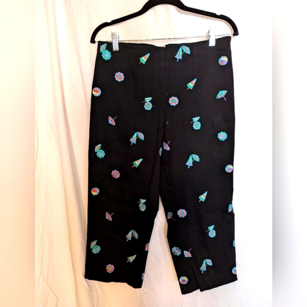Coldwater Creek black capris, size 8P